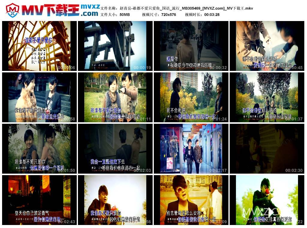 赵青岳-谁都不爱只爱你_国语_流行_MB305469